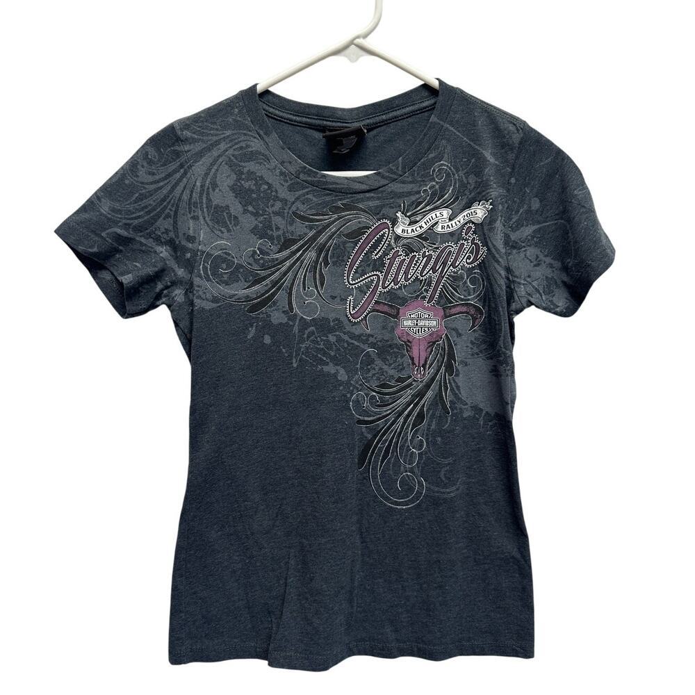 Harley Davidson Women 2015 Sturgis Rally T Shirt M‎